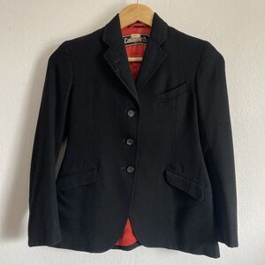 Caldene Vintage 1970s Wool English Dressage Jumping Riding Jacket Youth / Petite